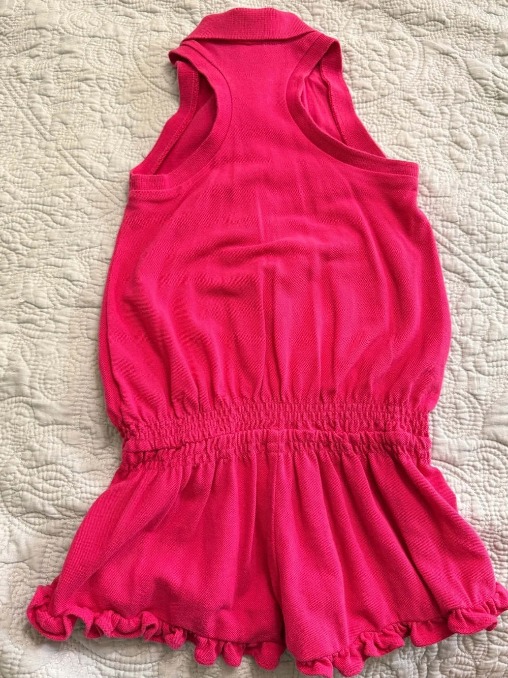 Ralph Lauren Girls Pink Romper